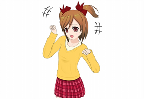 少女风动漫图片